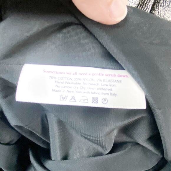 MM. LaFleur The Etsuko Sheath Dress 3/4 Sleeve Crackle Black Women's Plus 1X 20 - Picture 7 of 9